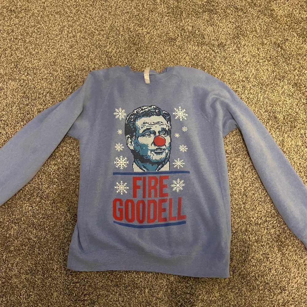 Barstool Sports Fire Goodell Ugly Sweater